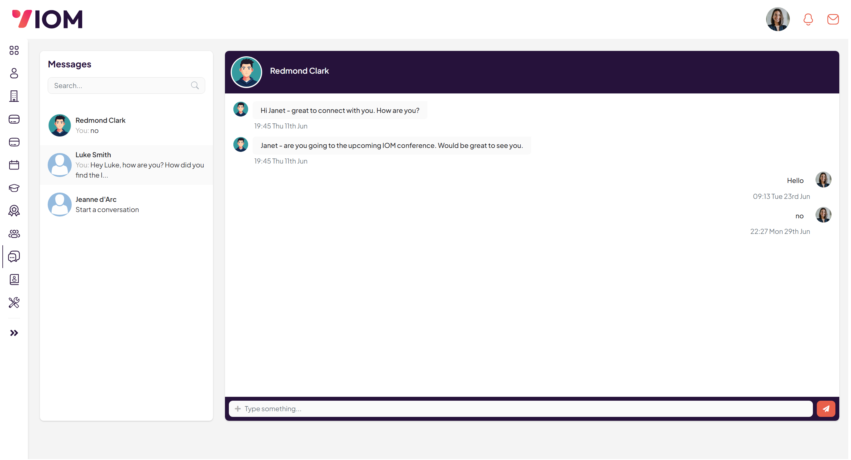 MemEx Member Portal messaging